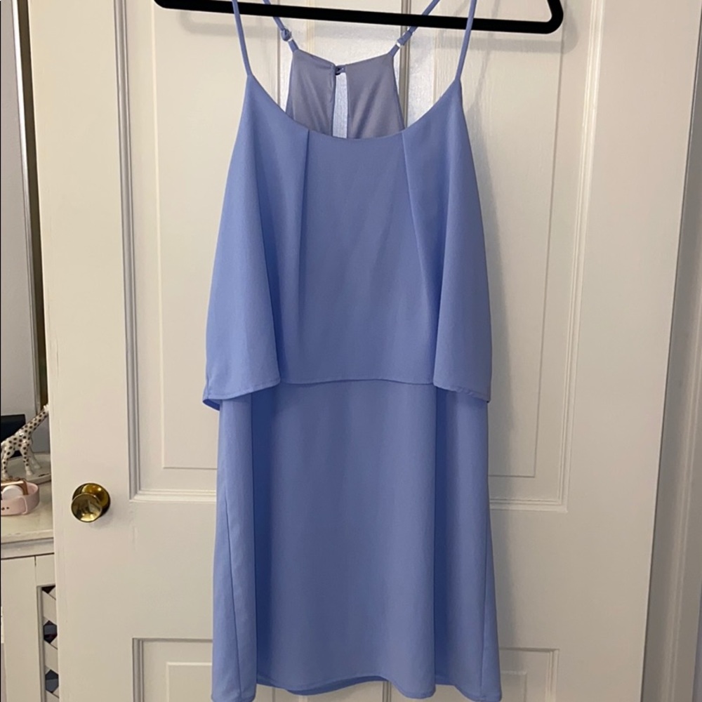 Lavender tiered dress